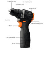 LYUWO Taladro Eléctrico Inalámbrico De 16.8V Con Rosca Auto-Desbloqueable Torque Ajustable 21+1 Velocidades 2 Speed Herramienta Eléctrica - details 13