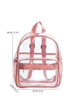 Mochila De Moda Y Funcionalidad Pequeña Resistente Al Agua Con Correa Ajustable Material PVC Bolsa De Hombro Para Jóvenes - details 0