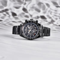 Reloj Mecánico De Moda PAGANI DESIGN 2023 Para Hombre Con Bezel Arcoíris Acero Inoxidable Resistente Al Agua Y Shock Con Calendario Completo Y Semana Display Cristal De Zafiro - details 10