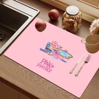 Mantel De Cocina Pink Panther No Esmerilado Resistente Al Calor Con Antiadherente Y Drenaje Para Mesa Y Platos Tamaño Variado - details 12