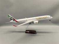Modelo De Avión Emirates UAE A350 De 47cm Escala 1:142 En Resina Con Pista Regalo De Juguetes Para Colección Y Exhibición - details 0