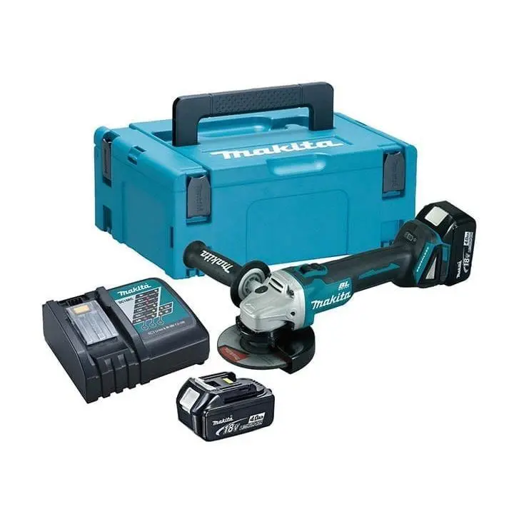 Kit Miniamoladora + 2 baterías + cargador DGA504RMJ Makita - 1