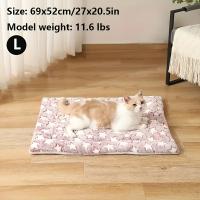 Alfombra De Cama Para Perros Y Gatos De Flanela Gruesa Y Térmica Para Invierno Tapete Suave Y Cálido Para Mascotas - details 1