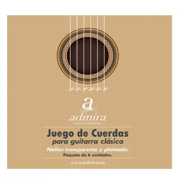 Admira CUERDAS PARA GUITARRA CLÁSICA ADMMIRA - JUEGO COMPLETO DE NYLON - 1