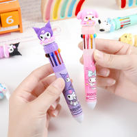 Sanrio Pluma De Punto De Sombra 0.7mm 10 Colores Kuromi Hello Kitty Cinnamoroll Estuche De 18/36 Piezas Material Plástico Para Estudiantes Y Escuela - details 6