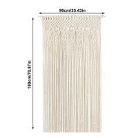 Cortinas De Pared Montadas De Lujo Rural Tejidas Estilo Coreano Para Sala De Estar Y Dormitorio Decoración Hogareña - details 0
