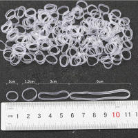 Cinta Elástica De Silicona Transparente Para Peinado De Niños Multifuncional Para Crear Colas De Caballo Y Dreads Pack De 1000 - details 1