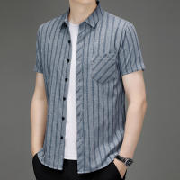 Camisa De Verano Para Hombre Casual Con Mangas Cortas Y Estampado Resistente a Arrugas Cómoda Versátil Para Todas Las Estaciones - details 13