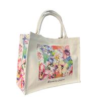 Bolsas de mano estilo Tote Bag para mujer,MEJORADA,Material de lona duradero con Patrón impreso estilo pintura al óleo,con cierre de Botones magnéticos,Informal, práctico, gran capacidad - details 5