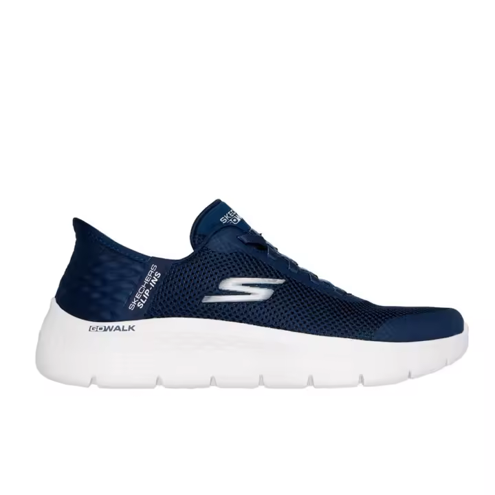 ZAPATILLAS SIN CORDONES MUJER SKECHERS SLIP-INS GO WALK FLEX GRAND ENTRY MARINO - 1