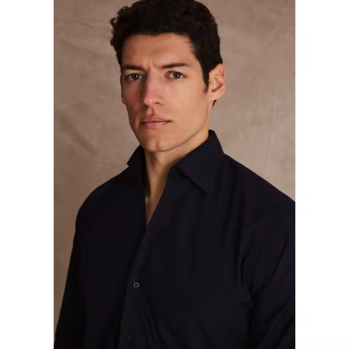 CAMISA COLLAR PREMIUM MARINO - 1