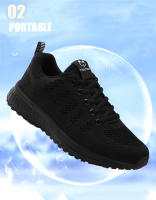 Nuevas Zapatillas De Mujer Casual Transpirables Moda Zapatos Deportivos Planos De Malla Blanco Tenis Feminino Deportivos Para Damas - details 2