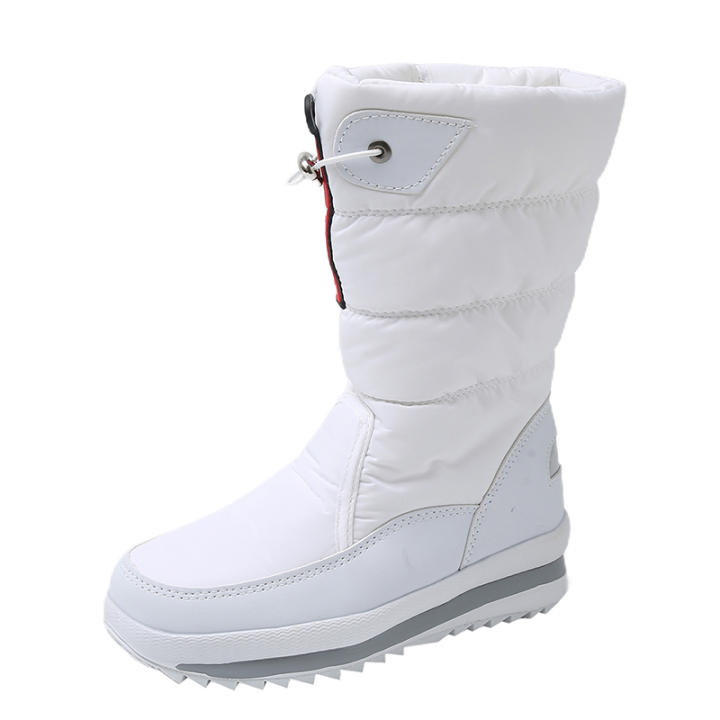 Botas De Nieve Para Hombres Y Mujeres Invierno Anticongelantes Con Lona De Poliéster Impermeables Antideslizantes Talla True