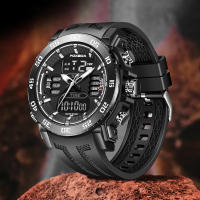 Reloj Militar Digital Para Hombre FOXBOX 50m Impermeable Con Pantalla LED Reloj De Pulsera Deportivo Cuarzo Grande Reloj Masculino - details 6