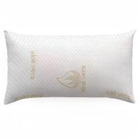 STARLEY-Almohada viscoelástica de fibra hueca para dormir, cojín de cama antialérgico de alta recuperación, para el hogar, con copos de nieve de aloe vera - details 0