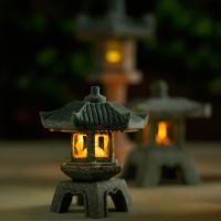 Mini Lámpara De Pagoda De Jardín Estatua Micro Paisaje Acuario Zen Jardín Bonsái Decoración Exterior Para Hogar Y Jardín - details 3