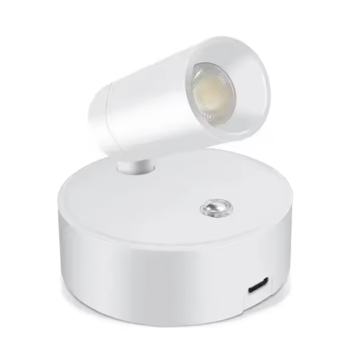 Lámpara De Noche LED Recargable Por USB Con Luz De Lectura Magnética Y Toque Dimmerable En 3 Colores Para Dormitorio - 1