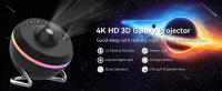 Proyector De Noche Estelar Galaxy Meteor 360° Rotativo Planetario 4K HD Para Decoración De Habitaciones De Niños Y Adultos - details 0