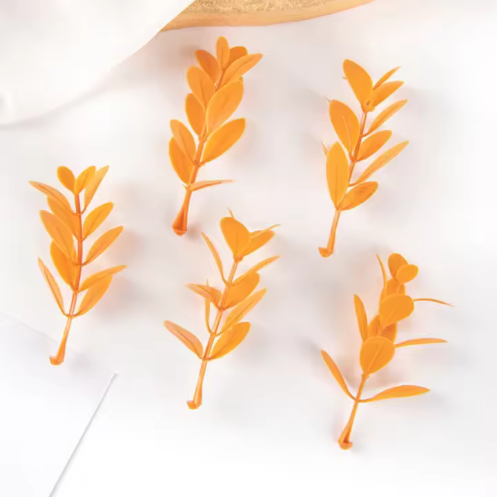 Hojas Artificiales Para Decoración De Boda Y Fiestas Arreglo Floral Para Vaso Casa Jardín Patio Adorno De Corona DIY Regalo De Fondo De Pared - 1