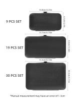 Set De Manicura 9/19/30pcs Tijeras Y Cortauñas De Acero Inoxidable Multifuncionales Para Uñas Y Cejas Kit De Cortauñas - details 3