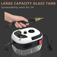 Limpiador a vapor portátil de 2500 W, máquina de lavado a presión con esterilización a alta temperatura para el hogar, el coche, la cocina y el aire acondicionado - details 2