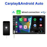 Radio De Coche 2 Din 7 Pulgadas IPS Con CarPlay Android Auto Estéreo Universal Con Cámara Trasera AHD Soporte Para Control Del Volante - details 5