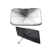 X-Parasol Coche Delantero,Parasol plegable para parabrisas de coche,Parasol para Parabrisas,Protector Solar Rayos UV,Fácil almacenamiento y uso 140X80cm - details 1