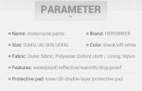 Chaqueta De Motocicleta Térmica Para Invierno Protección Contra Incidentes Ropa De Motocicleta Deportiva Para Carreras En Carretera Material Poliéster Y Nylon Unisex - details 20