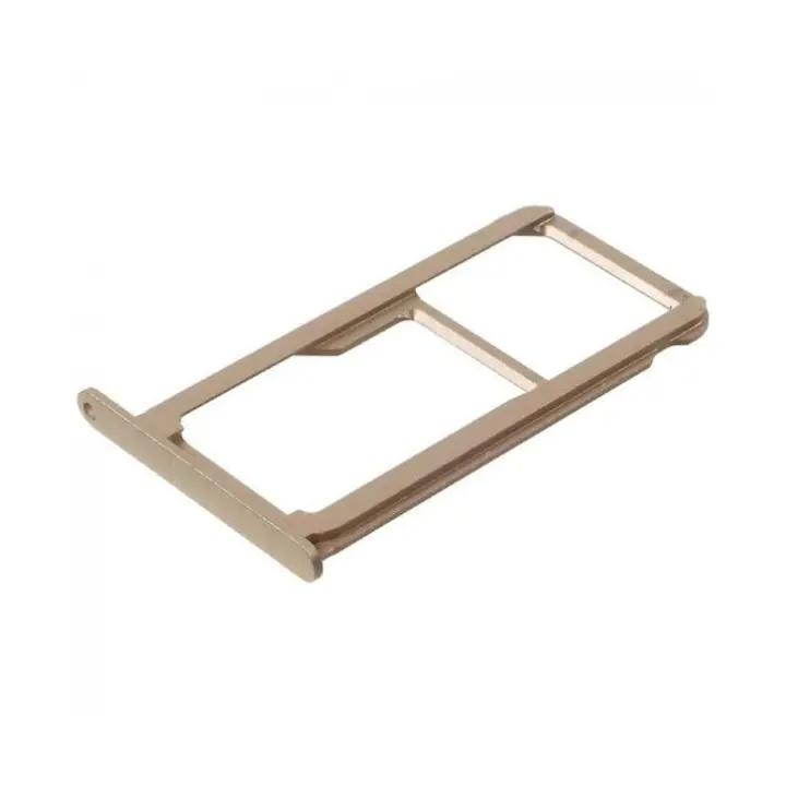 IMATICA LOS PALACIOS - Bandeja SIM para Huawei P9 - Adaptador Micro - Soporte Porta SD - Repuesto Bandeja Lateral - Color Oro - 1