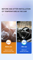 SEAMETAL Pantalla De Sol Para Coche Cubierta De Ventanas Frontales Espejo Solar Aislante De Calor Paraguas Para Accesorios De Coche - details 4