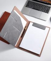 Carpeta De Negocios A4 En Cuero Para Firmar Contratos Y Almacenamiento De Datos Carpeta De Archivo Con Clip - details 10