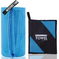 Toalla De Microfibra 2pcs/set Absorbente Y Secado Rápido Suave Y Ligera Para Gimnasio Natación Yoga Playa Camping - details 9