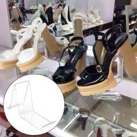 1pc Soporte De Zapatos De Acrílico Transparente Para Exhibición En Tiendas Soporte De Sandalias Y Zapatillas Para Centro Comercial - details 2