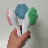 Soporte exfoliante facial de silicona, paquete de 2 limpieza facial manual y limpiador de puntos negros (Azul, Pink) - details 1