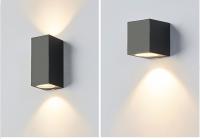 Lámpara De Pared LED Impermeable Para Exterior GU10 Base Iluminación De Jardín Y Porche Acero De Aluminio 86-265V Contemporánea - details 2