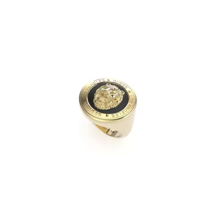 GUESS Hombre Acero Inoxidable Dorado León Lion King JUMR01315JWYGBK62 - 1