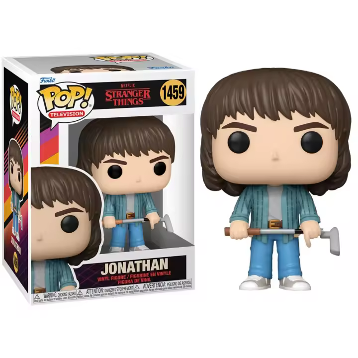Funko Pop! Stranger Things S4 - Jonathan con Palo de Golf, 72134, Nº1459 - 1