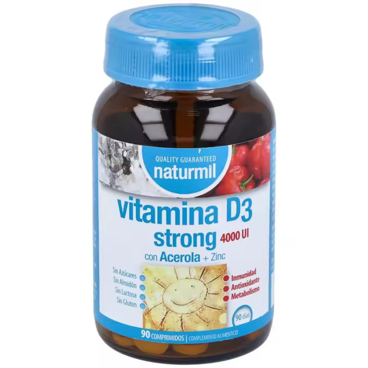 Naturmil Vitamina D3 Strong 90Comp - 1
