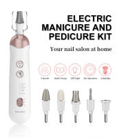 Pulidor de uñas, varios cabezales de pulido, pequeño instrumento de manicura, pulido de piel muerta, manicura AOL02 pulidor de uñas blanco - details 2
