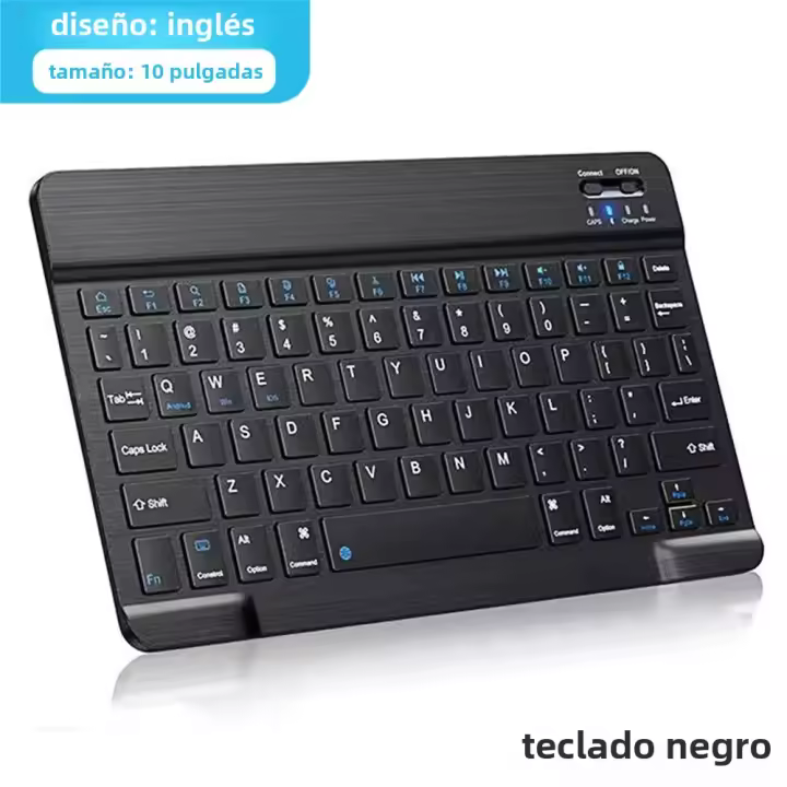 Teclado Bluetooth Inalámbrico Con Ratón Para IOS Android Windows Tablet iPad Air Mini pro Español Coreano Portugués Ruso Teclado Inalámbrico Para Tablet - 1