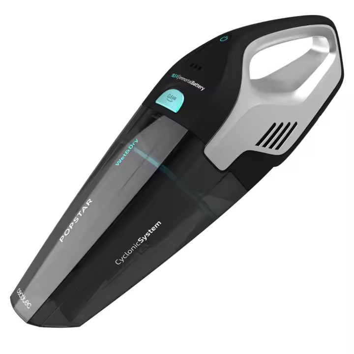 Aspiradora de Mano Cecotec Conga Popstar Micro 18,5V sin Cables, Potente Aspirador para Sólidos y Líquidos con Base de Carga - 1