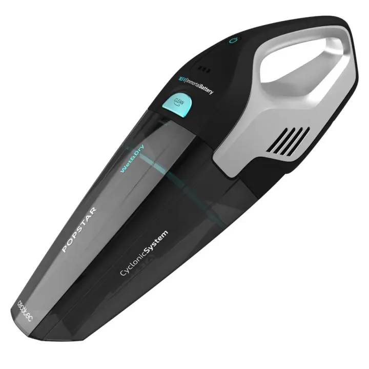 Aspiradora de Mano Cecotec Conga Popstar Micro 18,5V sin Cables, Potente Aspirador para Sólidos y Líquidos con Base de Carga - 1