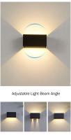 Lámpara De Pared LED Impermeable Moderna Y Minimalista Para Exterior Hotel Corredor Y Escalera Luz De Noche Para Dormitorio Y Sala De Estar Material De Aluminio - details 2