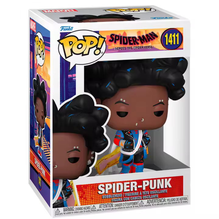 Figura Pop Marvel Spiderman Across The Spider-Verse Spider-P-Figura de Vinilo Coleccionable - Idea de Regalo- Mercancia Oficial - Juguetes para Niños y Adultos - Movies Fans - Muñeco para Coleccionistas y Exposición - 1