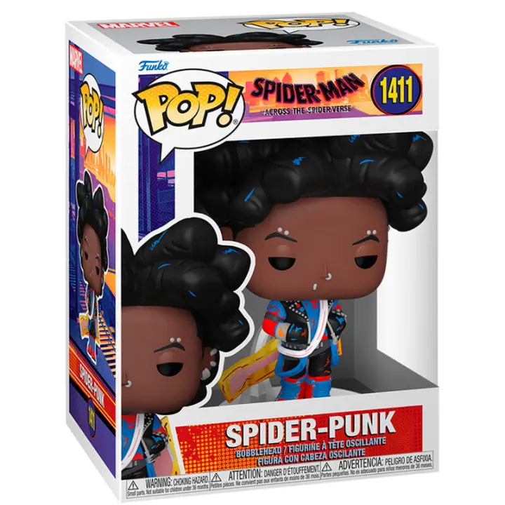 Figura Pop Marvel Spiderman Across The Spider-Verse Spider-P-Figura de Vinilo Coleccionable - Idea de Regalo- Mercancia Oficial - Juguetes para Niños y Adultos - Movies Fans - Muñeco para Coleccionistas y Exposición - 1