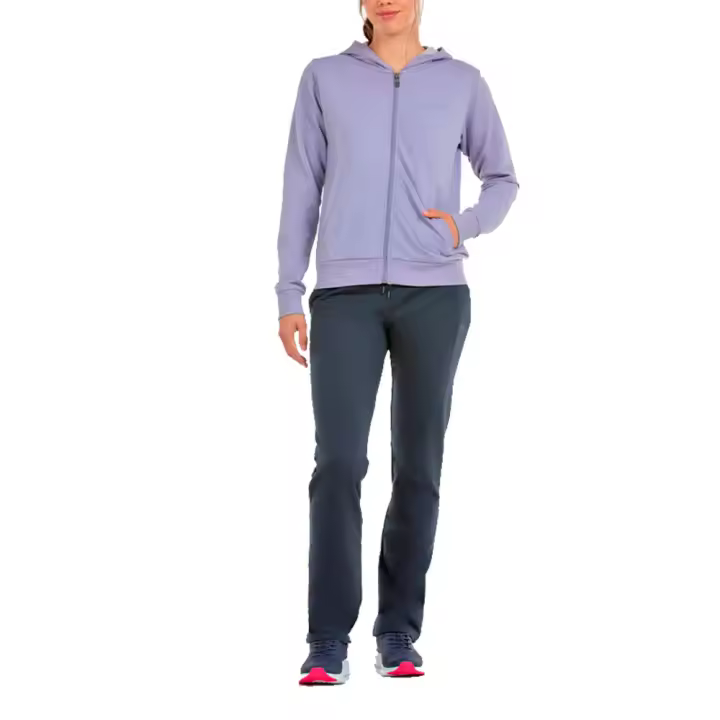 JOHN SMITH VEDRA 025 MALVA CHANDAL MUJER CONJUNTOS KITS INVIERNO ALGODON POLIESTER CHAQUETA COLOR MALVA CREMALLERA Y CAPUCHA  PANTALON AZUL MARINO - 1