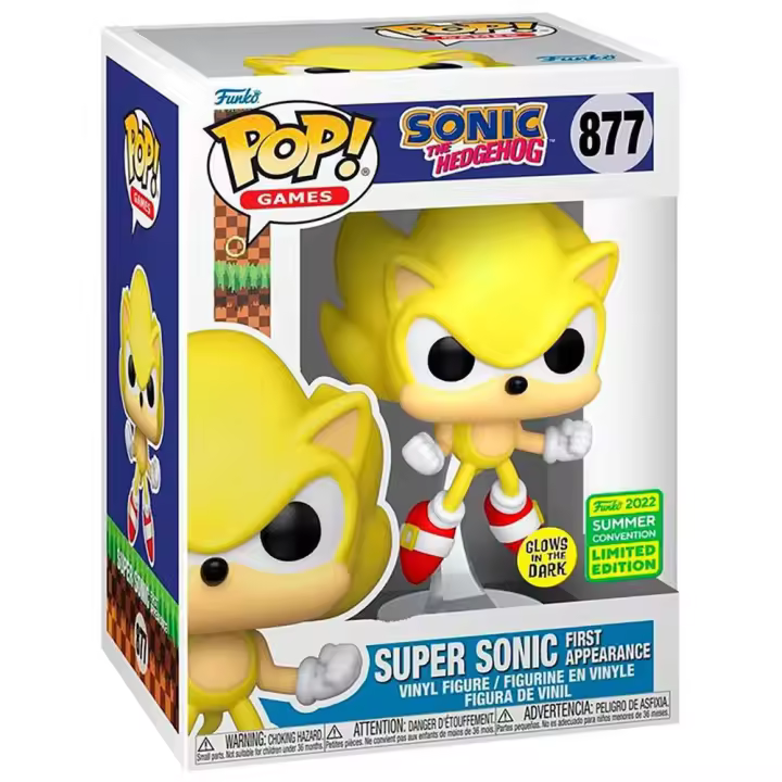 Funko Pop! Figura Super Exclusiva Sonic The Hedgehog - 1