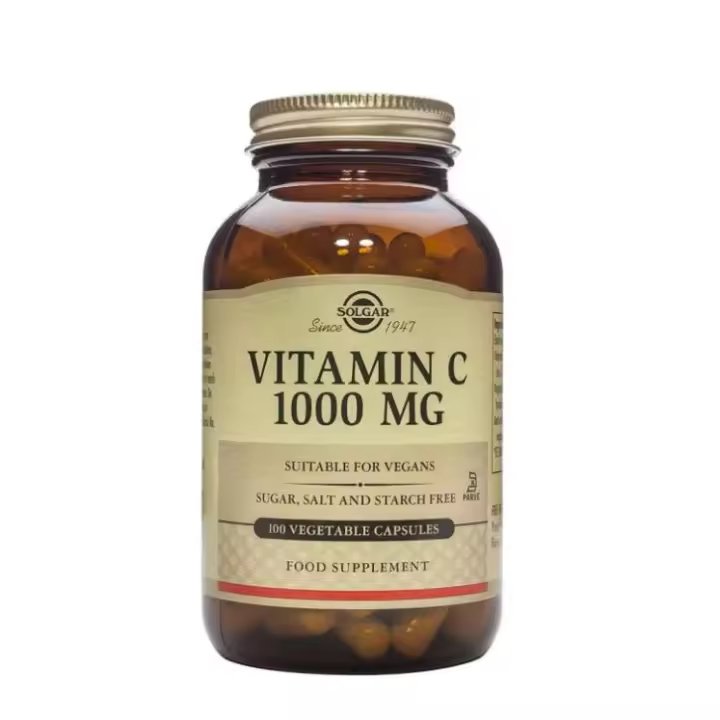 SOLGAR VITAMINA C 1000 MG 100 CAPSULAS Cápsulas Vegetales - 1