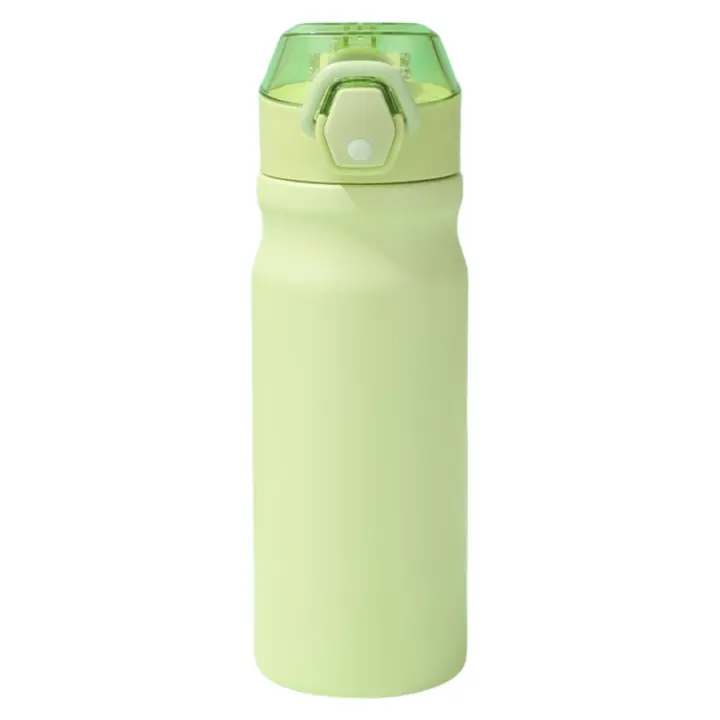Botella de Agua Deportiva de 550ml Sin BPA Boquilla para Deportes Con Texto Motivacional Botella de Agua Prueba de fugas, Botella Deportiva Tritan de Plástico Sin BPA, Botella Motivacional para Hogar y Exterior termo (LD550) - 1