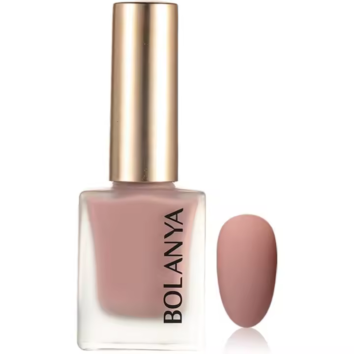 Esmalte de uñas nude mate, duradero, de seco rapido, no tóxico, Ecológico, sin olor y sin necesidad de seco con esmalte (10 ml) - 1